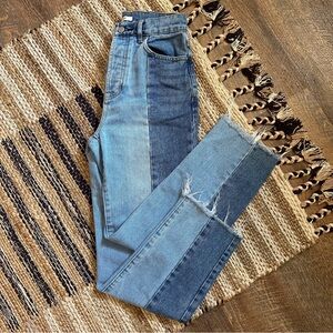 ☾ PACSUN two tone jeans